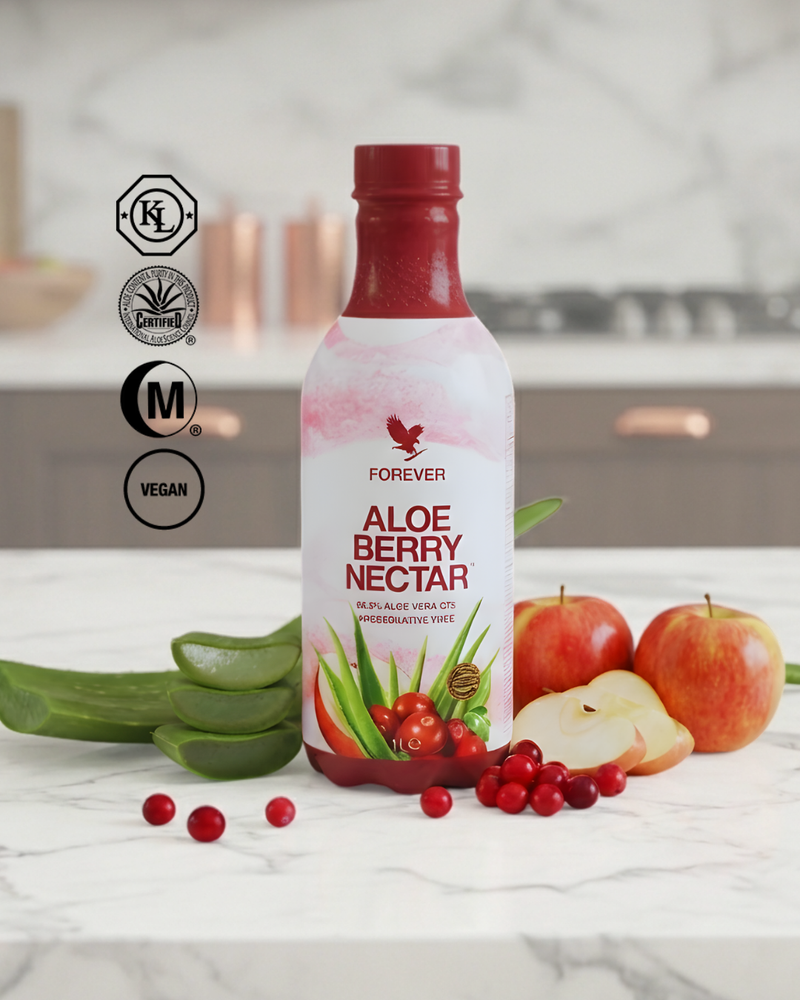 Aloe Vera com Cranberry 1 LT Berry Nectar