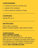 Aloe Vera com Cranberry 1 LT Berry Nectar