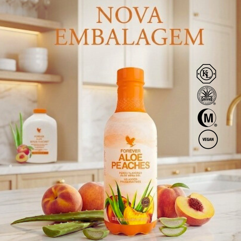 Aloe Vera Gel com Pêssego 1 LT
